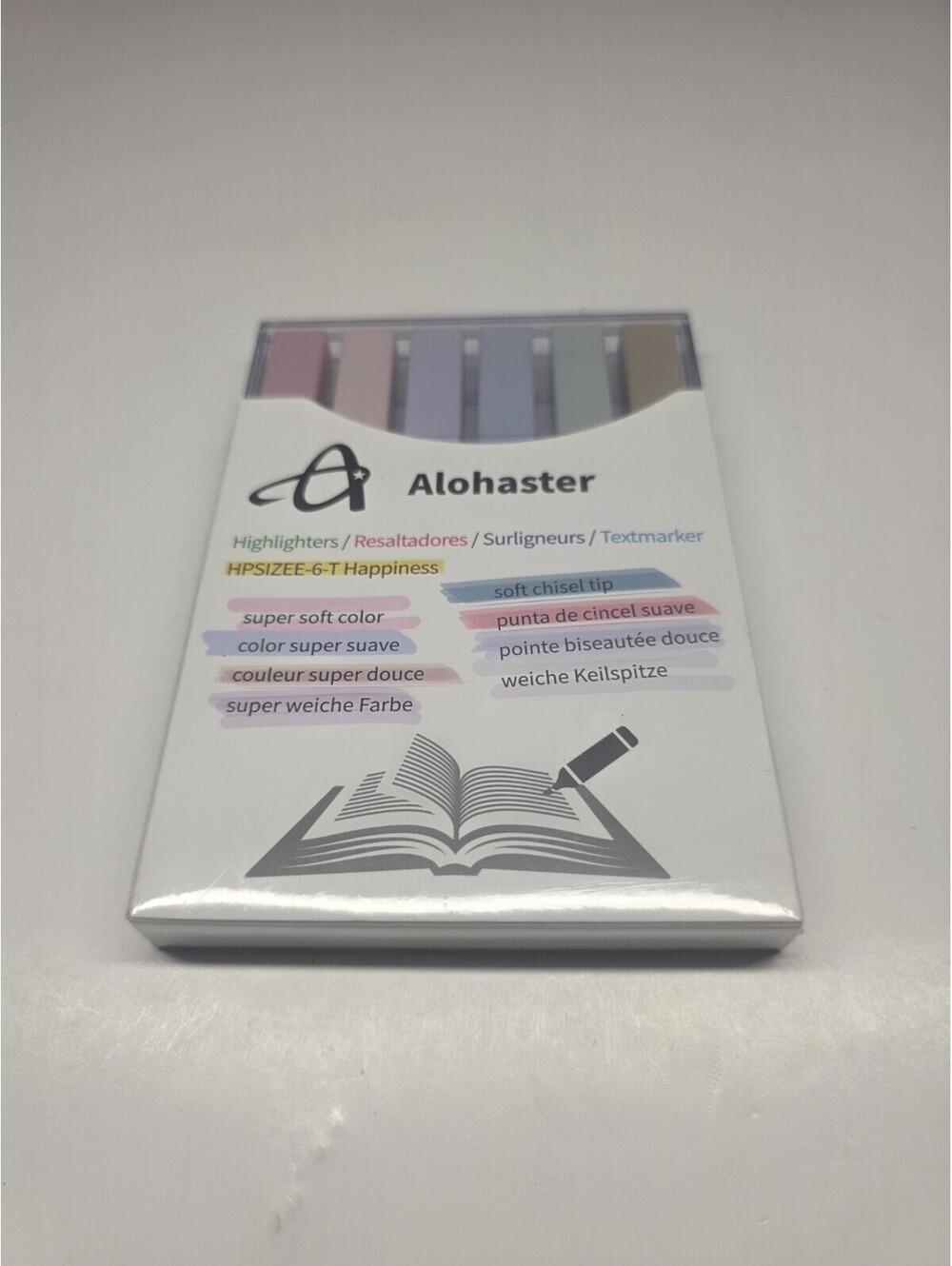 Alohaster No Bleed Highlighters Fast Dry 6 Pack NEW